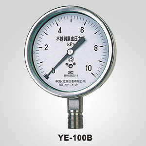 YE-B系列不銹鋼膜盒壓力表