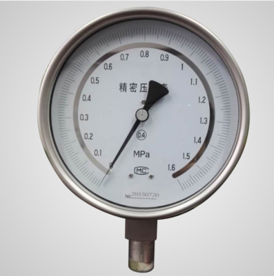 YB-150BF不銹鋼精密壓力表